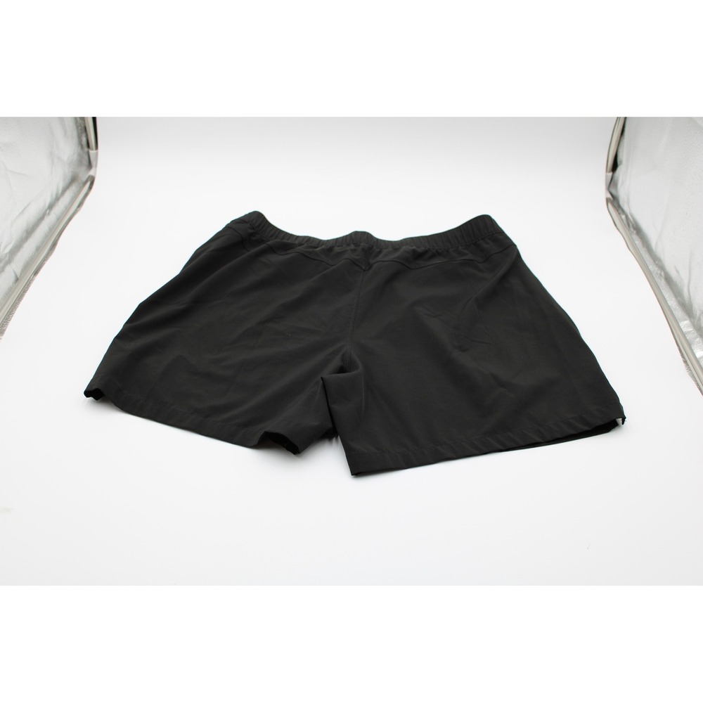 Hollister Athletic Shorts Black Medium Elastic Drawstring Waist Pockets Logo